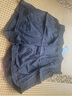 BXMAN纯棉宽松内裤男士平角裤针织弹力阿罗裤加大码 素色4条 185XXL 实拍图