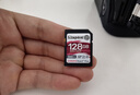 金士顿（Kingston）128GB SD存储卡 U3 V90 8K 相机内存卡 高速sd卡大卡 读速300MB/s 写速260MB/s 实拍图