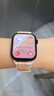 Apple/苹果 Watch Series 10 智能手表GPS款46毫米亮黑色铝金属表壳黑色运动型表带S/M MX263CH/B 实拍图