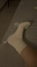 棉竹屋袜子女款纯棉中筒袜秋冬季保暖棉袜防臭吸汗女士加厚月子长筒袜 组合十三（5白色） 均码 35-39码【100%棉/7A抗菌】 实拍图