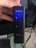 优越者usb分线器3米延长线一拖四3.0高速扩展坞hub集线器带供电口笔记本台式电脑转换器转接头Y-3089LBK 实拍图