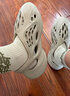 阿迪达斯Yeezyfoam水泥灰椰子夏季清凉男女运动洞洞鞋GV6840 46 实拍图