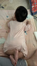Aengbay昂贝 莫代尔婴儿睡衣秋季家居服宝宝连体衣睡袍新生儿睡袋薄款 浅粉 73cm 实拍图