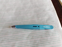 MR.GREEN德国品牌眉夹进口不锈钢眉夹子贴假睫毛拔毛器修眉镊子拔胡子胡须 蓝色 1件 实拍图