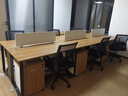 意远E0环保办公桌椅组合屏风工位办公室桌子4四6人位卡座职员员工位桌 双人位 实拍图