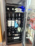 荣事达冰吧家用冷冻冷藏红酒柜透明玻璃门小型冰箱商用办公室饮料保鲜水果茶叶储存冷藏复古展示柜 一级138L微冷冻+冷藏+加厚节能【LED灯】 实拍图