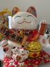 智汇招财猫摆件开业礼品实用自动电动摇手14寸大号乔迁办公桌公司前台 【八方来财】28*22*27 【礼盒+坐垫+围脖】电池插电两用 实拍图