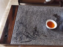 茶锦记茶具茶盘老船木乌金石茶盘家用复古大号石头茶套装火烧面茶海托盘 60*30*3单茶盘#带船木(总长度 72*30) 实拍图
