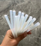 热熔胶棒7mm*160mm透明环保热熔胶高粘热熔胶条手工胶棒 热胶棒7*160mm【100根】 实拍图