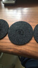 川三可定制 加厚新中式杯垫 茶壶垫 养壶吸水防刮桌面吸水毛毡杯垫 灰黑色6片(不同图案) 实拍图