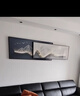墨派（Mopai）现代轻奢客厅沙发背景墙装饰画2025新款叠加画极简高级感挂画 背有靠山 210x55cm(适合3米沙发)晶瓷 实拍图