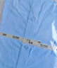 罗蒙（ROMON）纯色商务职业正装男士衬衫工装男装长袖衬衣男CS108蓝色3XL 实拍图
