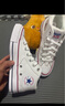匡威（Converse）官方 莫尔登All Star男女板鞋中帮帆布小白鞋A00812C A00812C 36.5 实拍图