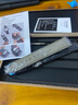 宝灿鳄鱼皮表带男女通用超薄圆纹手表链真皮适用天梭浪琴阿玛尼美度等 银蝴蝶扣-鳄鱼皮黑色 19mm 实拍图