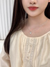 唯一（Winy）一克拉莫桑银项链女2025新款吊坠生日七夕情人节礼物送女朋友老婆 实拍图