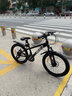 卡布达山地自行车铝合金升级款成人变速越野锻炼身体通勤车青少年 铝合金材质-曜夜黑-快拆前轮 22英寸（身高130-145CM） 24速-送11件骑行大礼包 实拍图