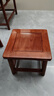 广典红木家具缅甸花梨（学名：大果紫檀）中式实木小凳子 板凳矮凳 家用换鞋凳 富贵凳 （刺猬材质）小方凳 实拍图
