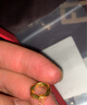 中国黄金（CHINA GOLD）莫比乌斯环黄金吊坠女足金锁骨项链爱无止境情人节礼物送女友老婆 【今/次日达】莫比乌斯吊坠+S925链 约0.3g 实拍图