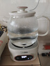 美的（Midea）花漾0胶水全玻璃全自动养生壶 多功能煮茶壶 母婴烧水壶恒温电热水壶煮茶器花茶壶1.2L YS12B102 实拍图