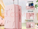 G.DUCKKIDS小黄鸭行李箱小型大容量拉杆旅行箱女高颜值密码登飞机箱短 雪糕箱樱花粉 20英寸 实拍图
