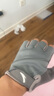 安踏（ANTA）运动手套骑行半指手套保暖减震防滑耐磨撸铁器械健身训练 灰色M码 实拍图