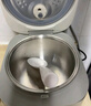美的（Midea）微压电饭煲电饭锅家用商用柴火饭多功能内胆小型迷你煮饭2-3-4-5-8人大容量0涂层可选 可煮小米粥 0涂层安心健康 3L 316L不锈钢内胆 实拍图