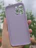 圣图朗液态小羊皮草莓小熊适用iphone17promax苹果15手机壳13新款14plus高级感女12全包16卡通男11保护套 液态小羊皮草莓小熊-草紫色 iPhone 13 Pro 实拍图