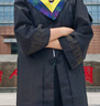 勤思路学位学士服毕业礼服大学生男女学院风工科本科文科硕士博士导师袍 学士服工科黄领-塑料板帽 XL （160斤-180斤） 晒单实拍图