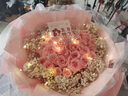 艾斯维娜毕业季鲜花速递向日葵混搭花束生日礼物全国同城配送 33朵粉玫瑰欧式花束 实拍图