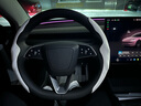 YZ适用tesla特斯拉YL/MY/M3方向盘套把超薄吸汗车内装饰改装丫配件 焕新版YL/MY/M3鹿皮绒方向盘套-白色 实拍图