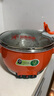 多星山东多星锅家用大容量电热锅蒸煮一体锅多功能电火锅电炒菜炒锅淄博多星电锅多星专卖店 六代28cm双蒸笼 实拍图