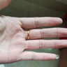 金至福碎冰冰黄金戒指情侣款足金素圈碎碎冰气质女戒计价七夕情人节礼物 约0.8g（多退少补-10圈） 实拍图