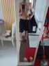 镜子全身镜家用落地试衣镜壁挂卧室贴墙穿衣镜网红ins立体落地镜 40*150耀日金-壁挂落地两用 实拍图