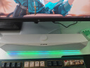 Colorfire七彩虹电脑音响音箱桌面电竞游戏无序RGB灯效台式机笔记本适用低音炮有线喇叭3.5mm接口CF100 白色 实拍图