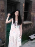 蝶娇诺（DIEJIAONUO）连衣裙子女夏季2025新款韩系氛围感法式纯欲风温柔风彩虹碎花可爱 上衣+裙子 S 实拍图