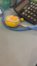 那物Type-C充电线120W超级快充数据线兼容旋转180度弯头6A加粗合金USB-C适用华为荣耀vivo小米红米oppo 【可旋转1条装】120W快充|蓝色 1.5米 实拍图