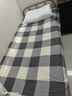 云瑾100%纯棉床单单件学生宿舍单人被单全棉斜纹格子 典雅 120cm*220cm 适用于0.9米床 实拍图
