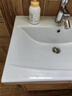 惠达（HUIDA）陶瓷一体盆单盆 浴室柜洗漱台洗脸盆家用洗脸池 卫生间台盆洗手盆 弧形底【61*46cm】一体陶瓷盆 实拍图