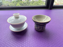 尚言坊汝窑茶漏过滤网茶滤泡茶工具全陶瓷一体滤茶器功夫茶具配件 实拍图