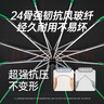 泽时雨（zeshiyu）德国绿巨人24骨反向伞全自动雨伞超大男女加厚加固防晒伞定做礼品 双纤24骨124CM-黑色（送礼盒） 实拍图
