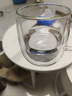 Glasslock茶杯双层玻璃杯家用水杯咖啡杯耐高温泡茶杯办公室高硼硅450ml 实拍图