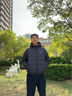 康博秋冬季轻薄羽绒服男连帽时尚休闲情侣装男女款外套 黑色 XL  实拍图