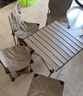 京东京造户外便携桌椅套装 一桌四椅 露营聚会野餐装备 折叠桌椅 沙石色 实拍图