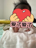 童泰婴儿连体衣新生儿衣服四季0-6月初生宝宝哈衣爬服纯棉内衣2件装 粉白花朵（四季款） 59cm (建议1-3个月身高55-60cm) 实拍图