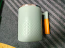 彩致（CAIZHI）304不锈钢水杯马克杯咖啡杯带盖家用双层防烫喝水杯子 黑色CZ6226 实拍图