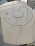 轻奢岩板智能餐桌家用带电磁炉现代简约小户型多功能可伸缩饭桌子 1.35米餐桌带智能暖菜电磁炉转盘 实拍图