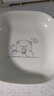 可爱吐骨碟家用餐桌垃圾渣盘果盘轻奢高档吐骨碟小熊吐骨碟小盘子 熊猫款丨干果盘 米色加厚【8个装】 实拍图