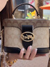 蔻驰（COACH）奢侈品女包盒子包手提斜挎包5504【品牌授权】送女友老婆礼物 实拍图