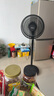 美的（Midea）【超级单品】七叶轻音立式电风扇家用柔风落地扇台式桌面小型风扇大风量节能摇头宿舍电扇 SAF30AB 实拍图