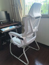 初学者电脑椅办公椅职员网椅会议椅子家用靠背椅休闲椅学生宿舍学习椅 WE白灰弓形-可后躺【乳胶款】 实拍图